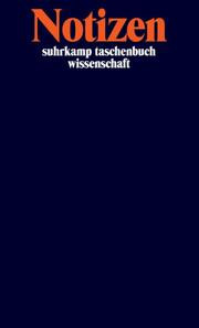 Notizbuch 'Suhrkamp Notizen'