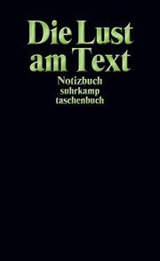 Notizbuch 'Die Lust am Text'
