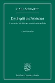 Der Begriff des Politischen
