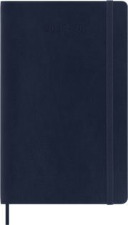 Moleskine Wochen-Notizkalender L / A5 Saphir Juli-Dezember 2025 / 2026