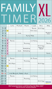 XL Family Timer 2026