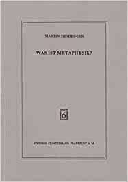 Was ist Metaphysik?