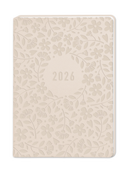 Terminplaner Lederlook 2026 Beige