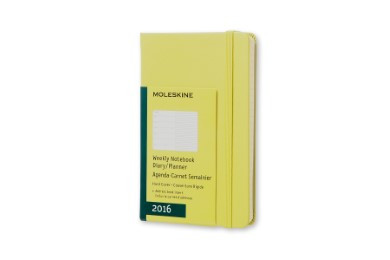 Moleskine Wochenkalender-Notizbuch 2016