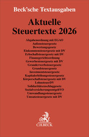 Aktuelle Steuertexte 2026