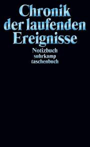 Notizbuch 'Chronik der laufenden Ereignisse'