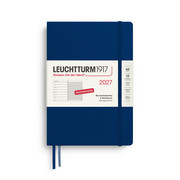 Wochenkalender & Notizbuch Medium A5 Marine 2027