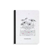 matabooks - Nachhaltige Notizbücher A6 Samenbuch 'Typewriter'