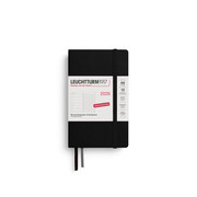 Wochenkalender & Notizbuch Pocket A6 schwarz 2026