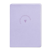 Terminplaner Lederlook 2026 Lavender