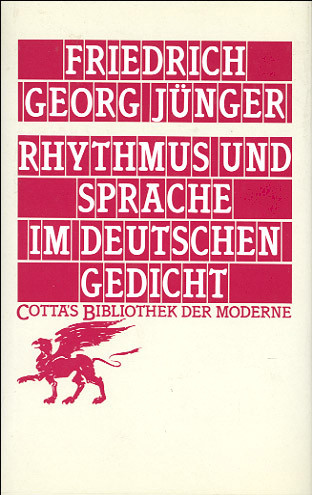 Rhythmus und Sprache im deutschen Gedicht