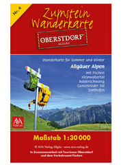 Zumstein Wanderkarte Oberstdorf / Allgäu
