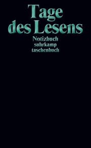 Notizbuch Tage des Lesens
