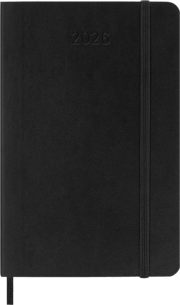 Moleskine Wochen-Notizkalender P / A6 Schwarz 2026