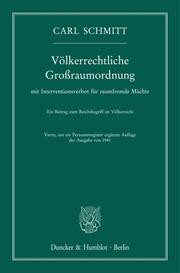 Völkerrechtliche Großraumordnung
