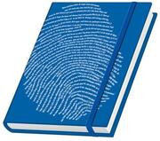 Schreibbuch 'Fingerabdruck' - blau