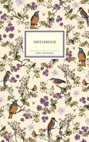 Notizbuch Insel-Bücherei 'Singvögel crème'