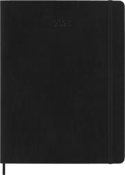 Moleskine Wochen-Notizkalender XL Schwarz 2026