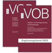 Paket VOB Gesamtausgabe 2019 / VOB Ergänzungsband 2023