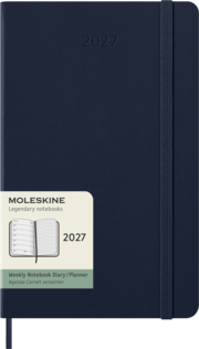 Moleskine Wochen-Notizkalender L / A5 Saphir 2027