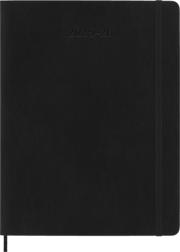 Moleskine Wochen-Notizkalender XL Schwarz Juli-Dezember 2025 / 2026