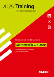 STARK Original-Prüfungen und Training Hauptschule 2025 - Mathematik 9.Klasse - Niedersachsen