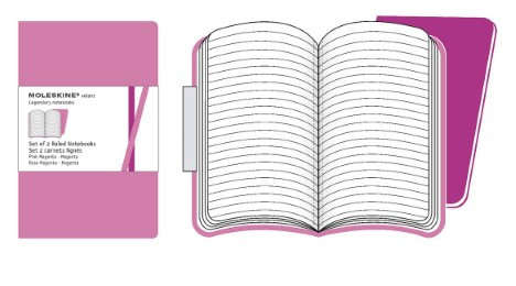 Volant Notizbuch Pink Magenta / Magenta