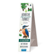 Lesezeichenkalender Heimische Tierwelt 2026