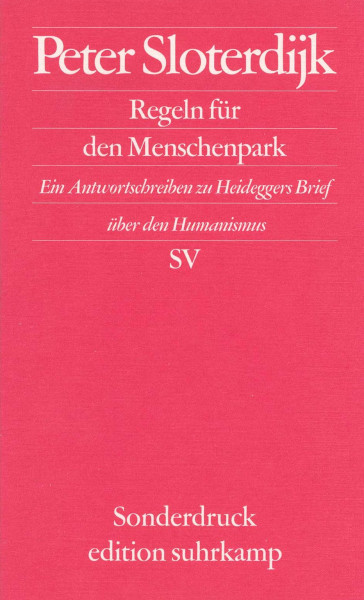 Regeln für den Menschenpark Antaios liefert jedes Buch Verlag  